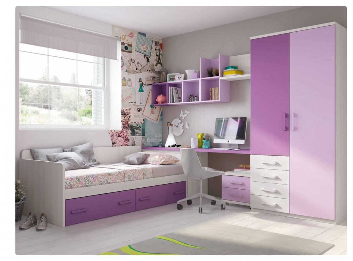 Детские спальни для девочек