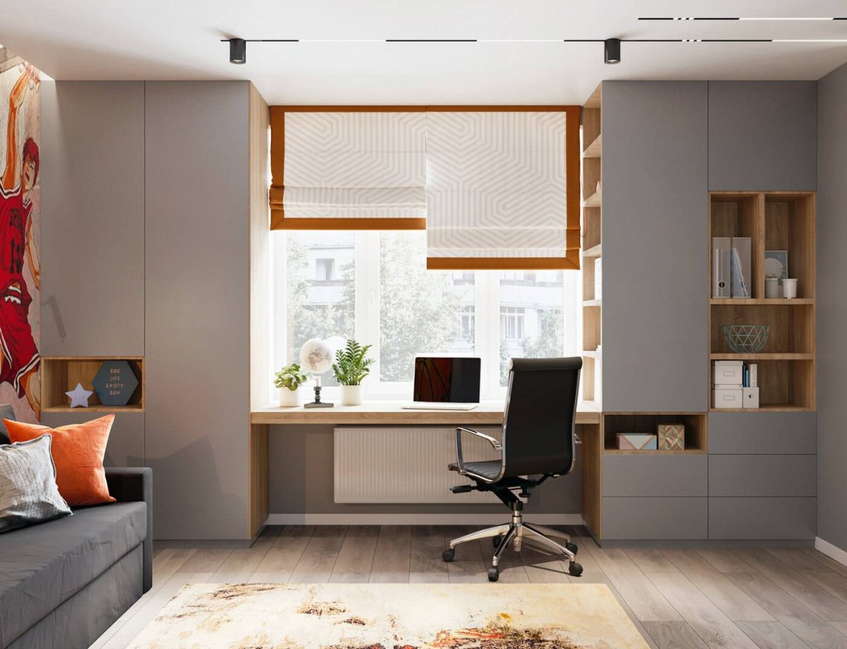 Стильная подростковая комната