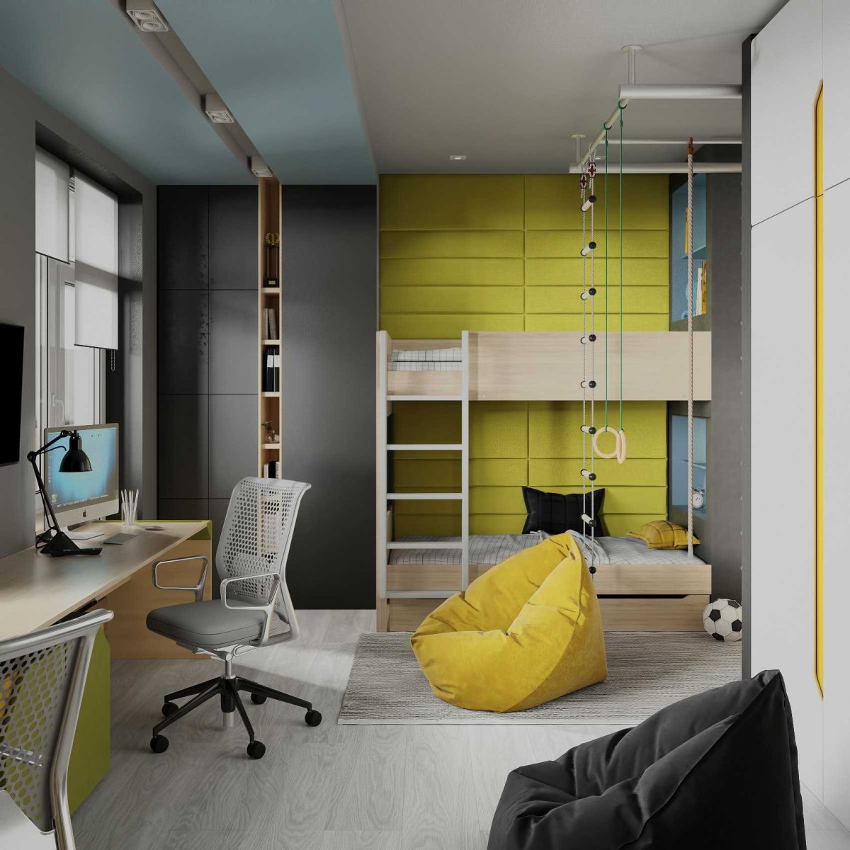 Стильные детские комнаты