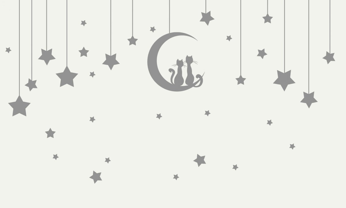 Обои со звездочками в детскую