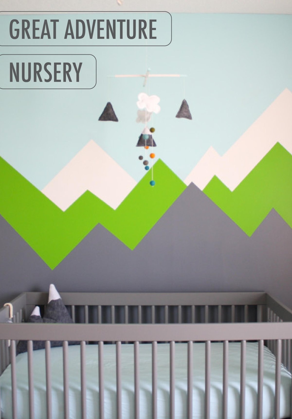 Красим стены в детской