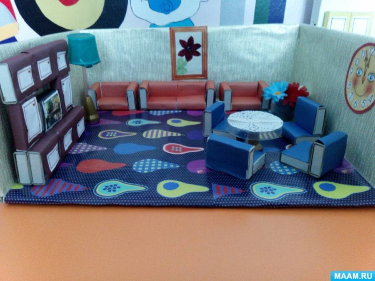 Макеты детских комнат