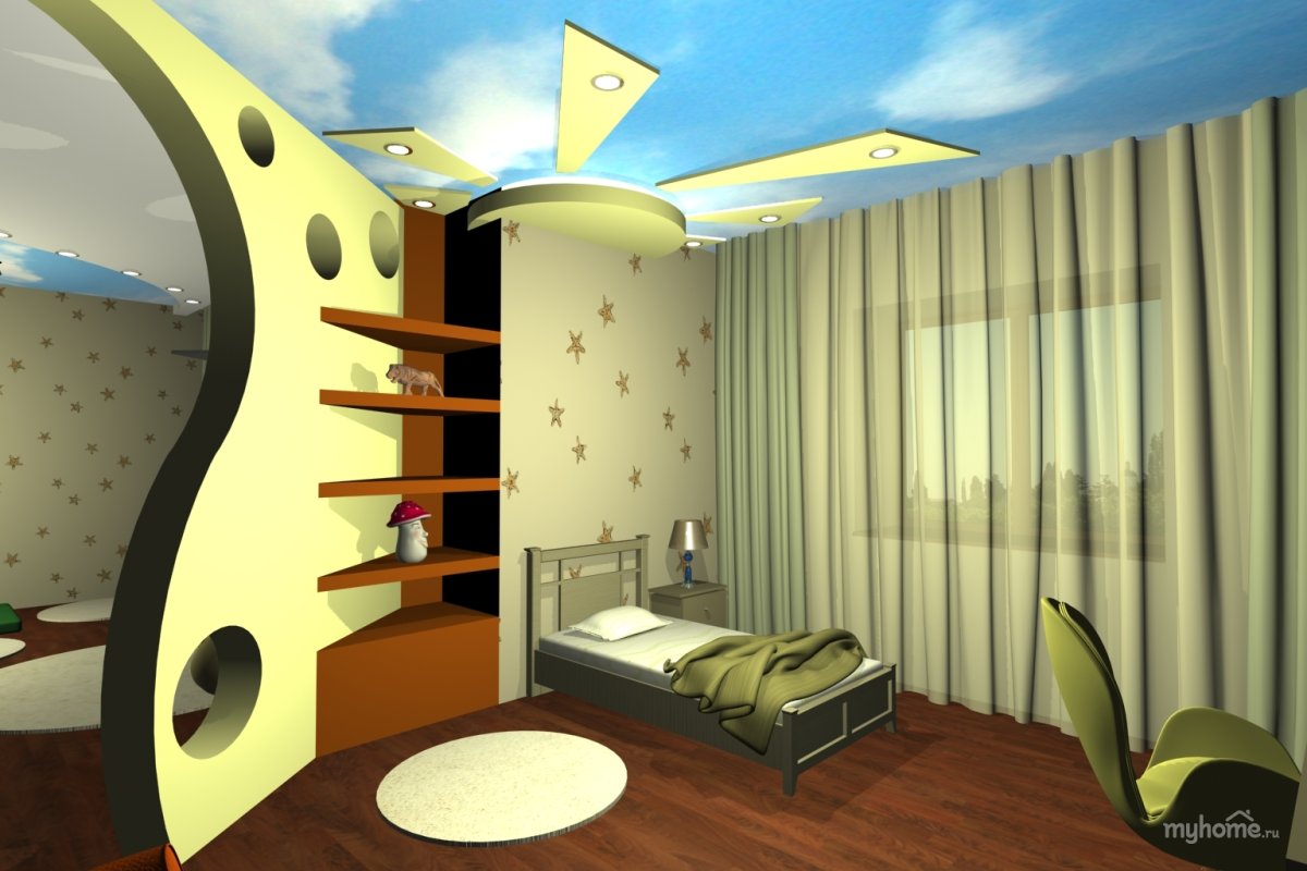Макет комнаты для детей