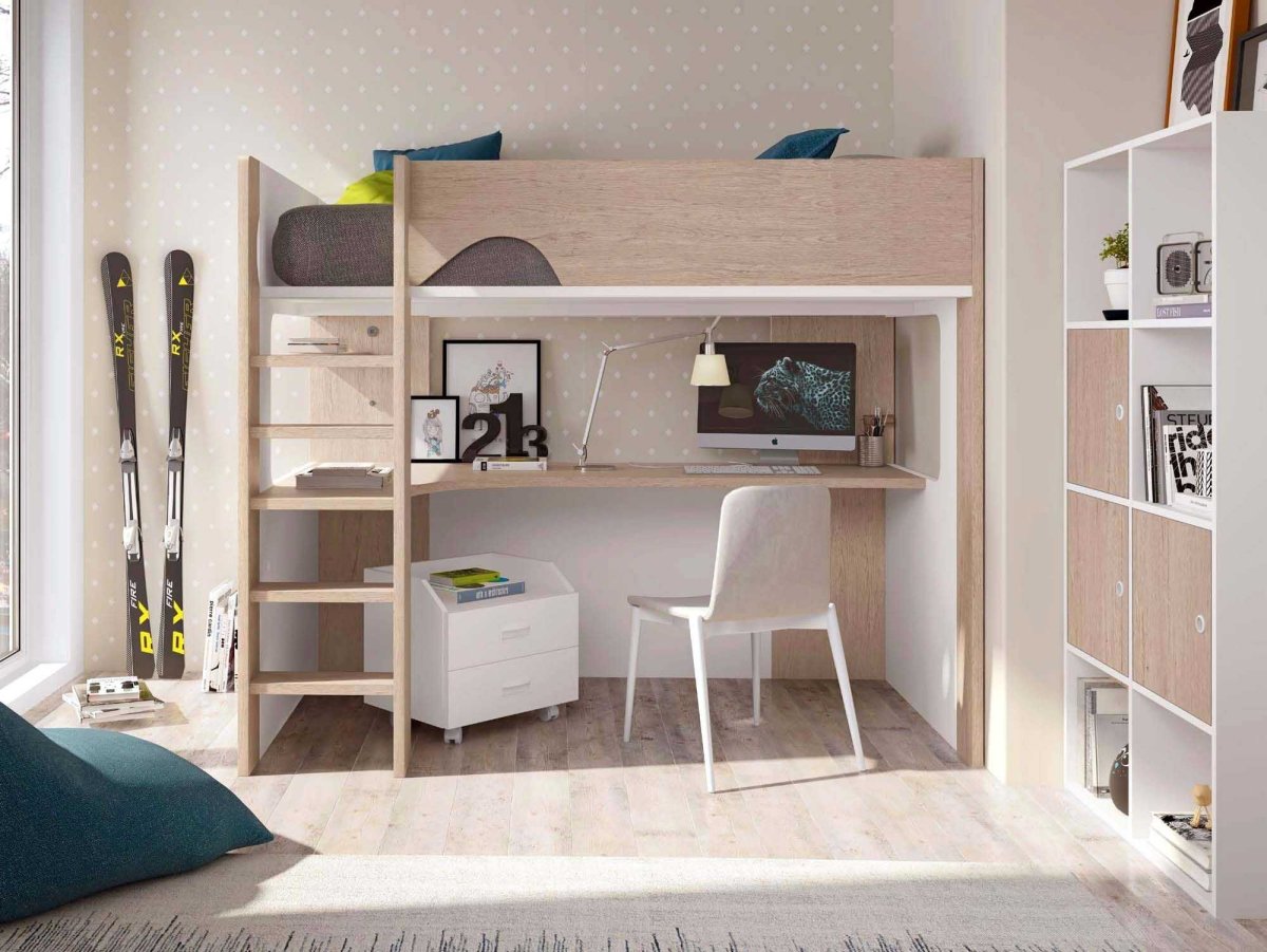 Кровать чердак ами мебель