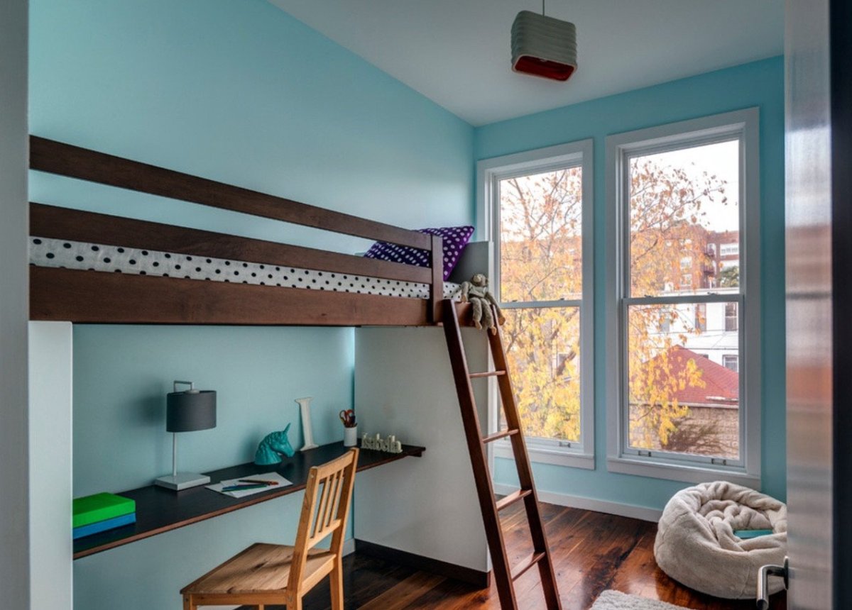 Детская комната на чердаке