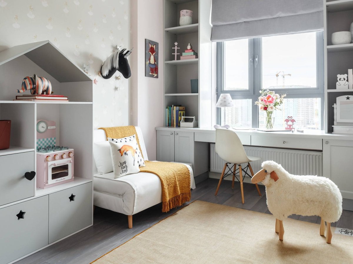 Детская для девочки в стиле Сканди