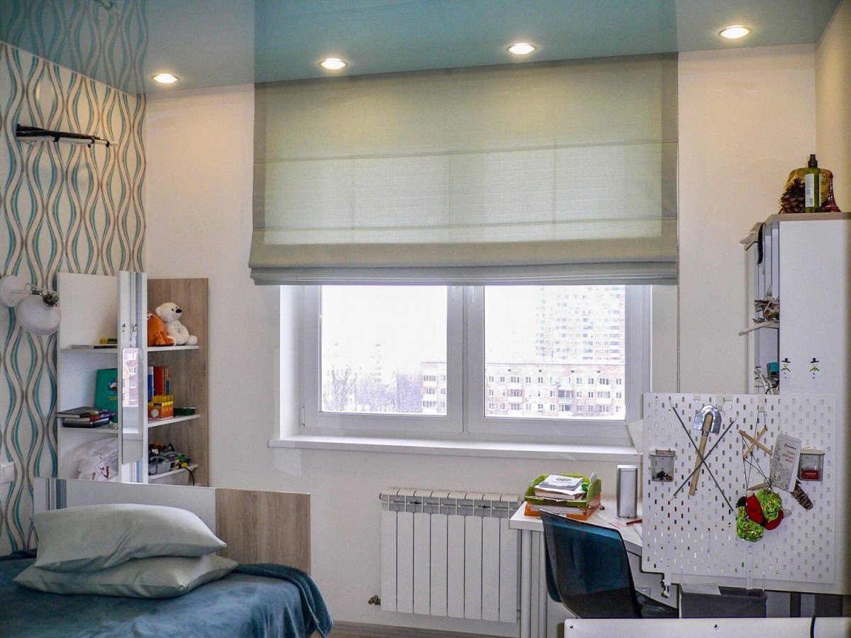 Римская штора в детской комнате