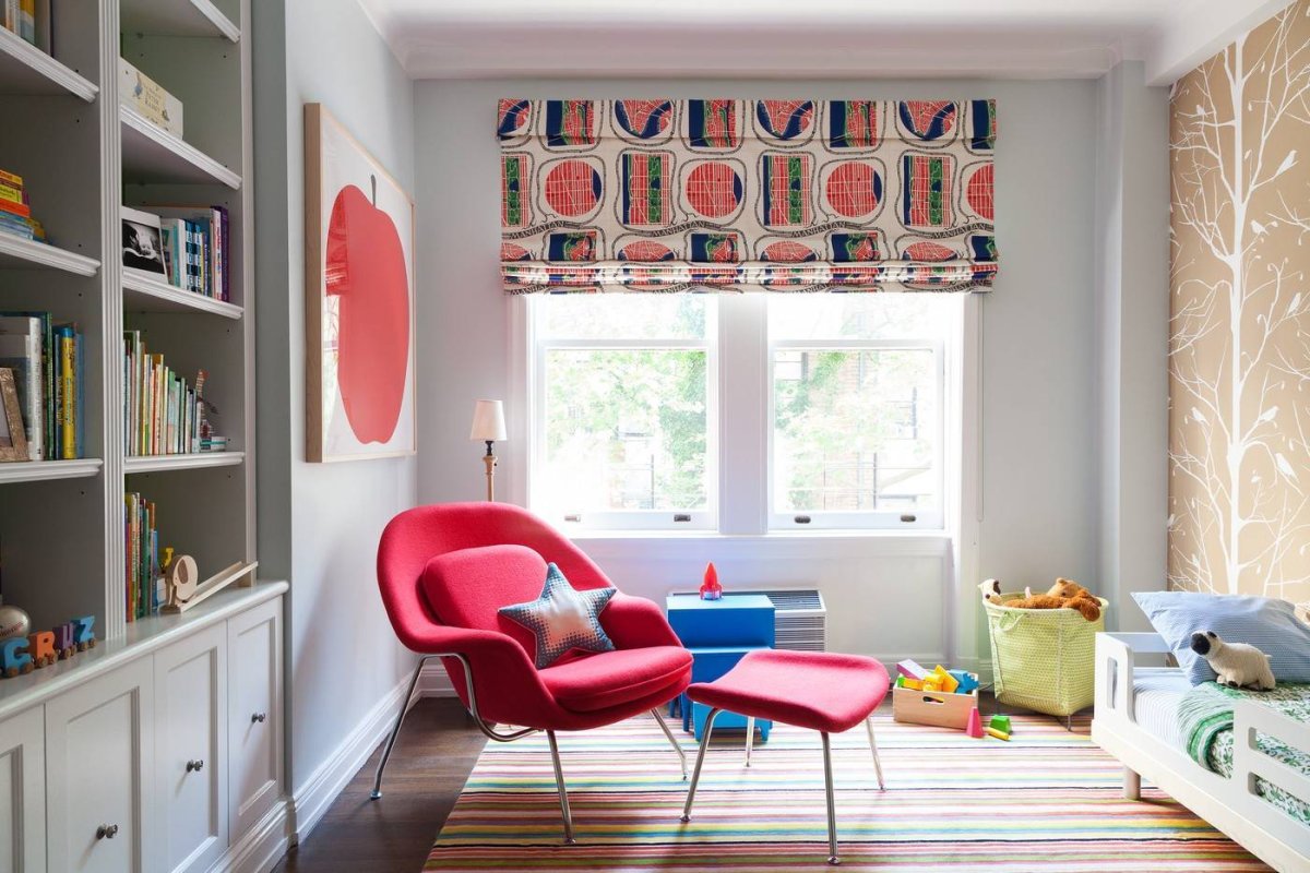 Римские шторы в детской