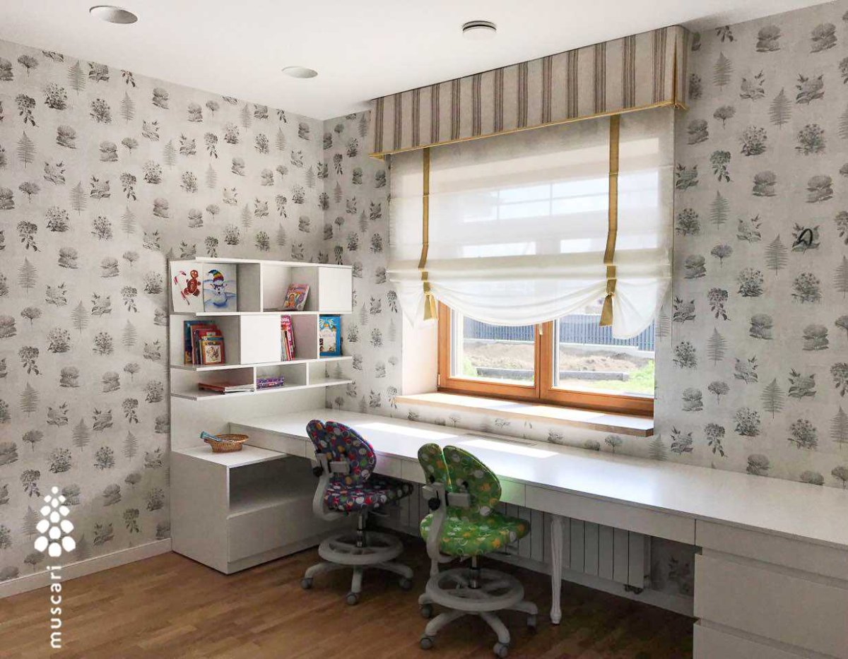 Римская штора в комнату мальчика