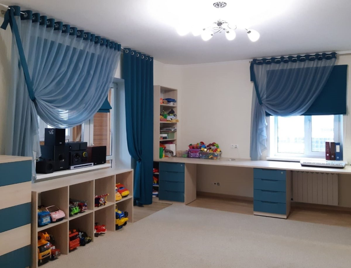 Тюль в комнату мальчика