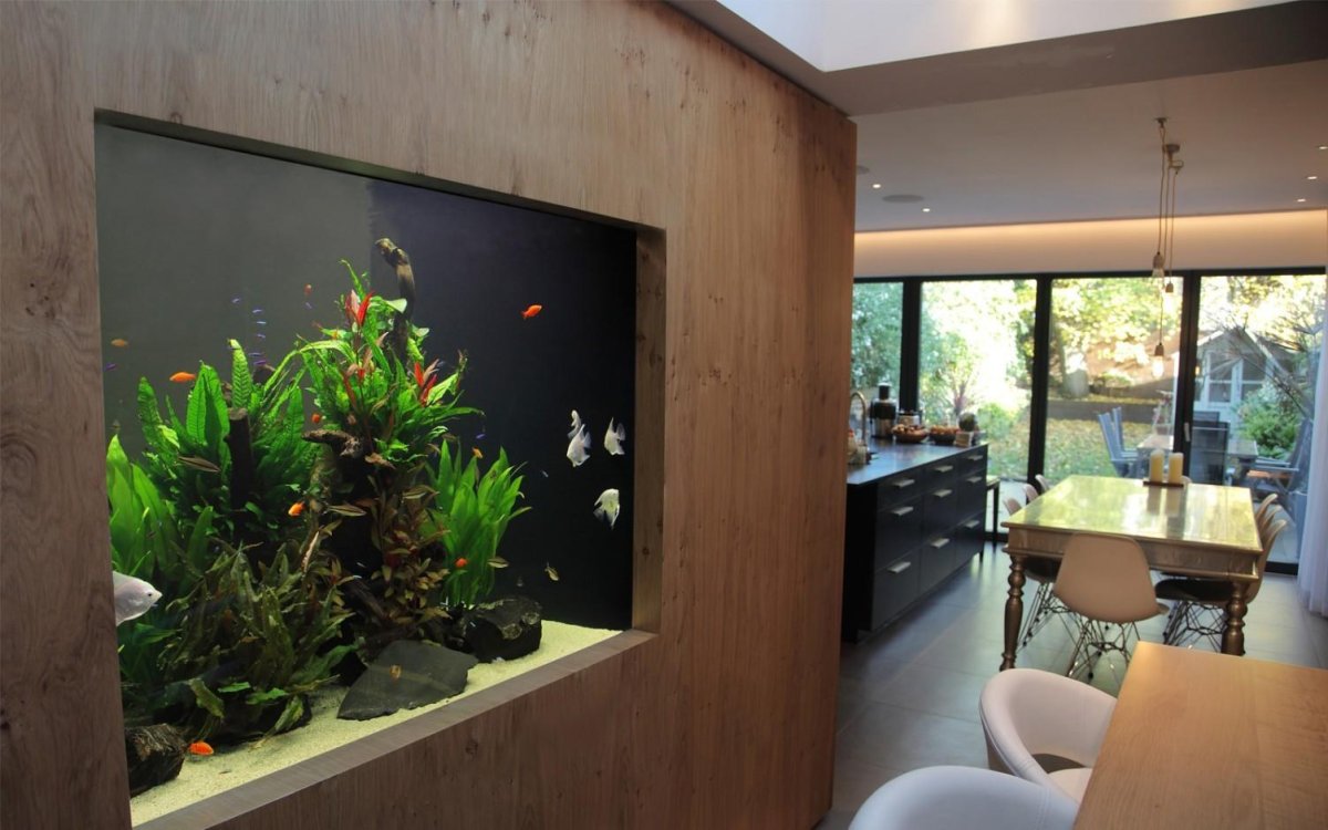 Аквариум в интерьере