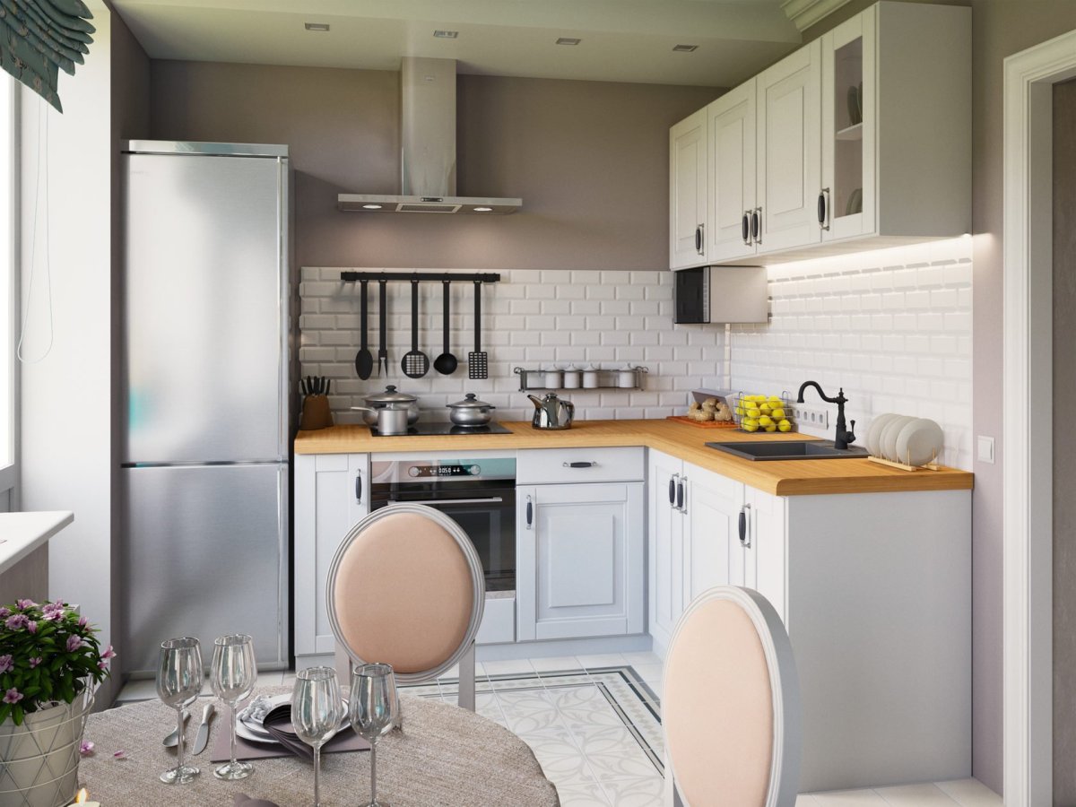 Проект маленькой кухни