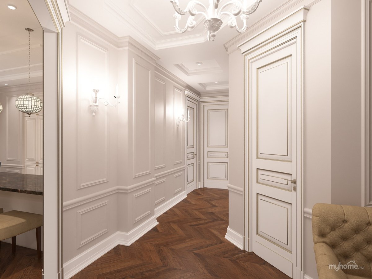 Двери Волховец Неоклассика в интерьере