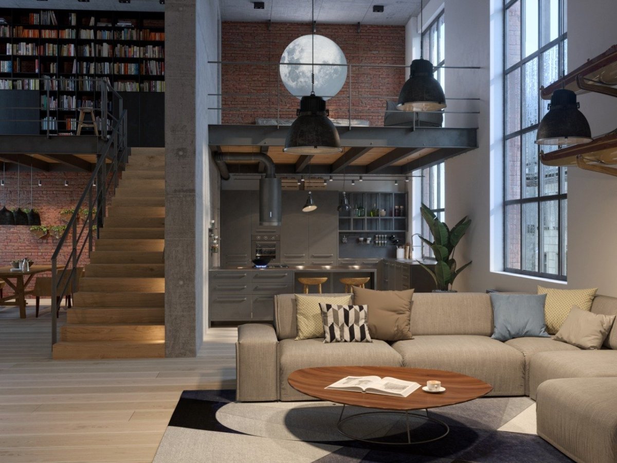 Гостиная со вторым светом