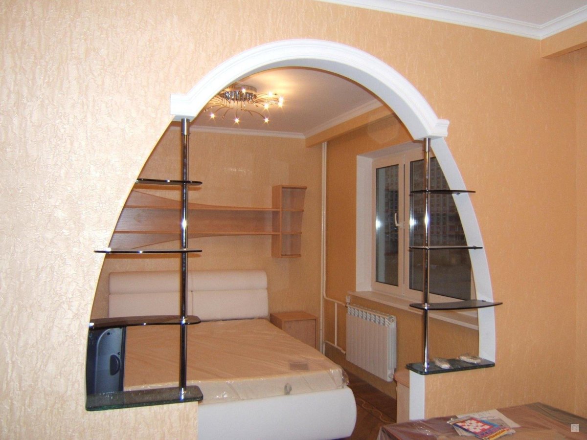 Арочный проем из гипсокартона