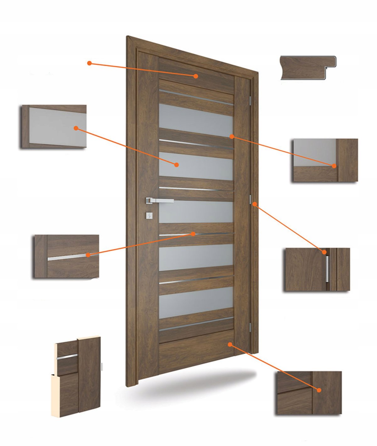 Комплект двери с коробкой rm049