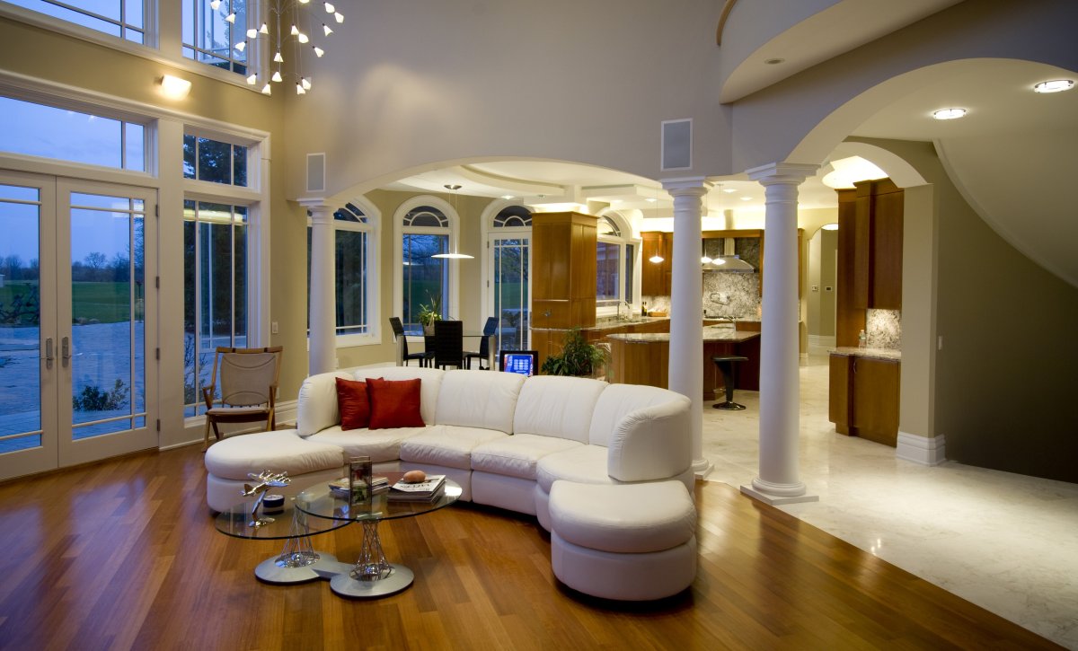 Шикарные гостиные комнаты