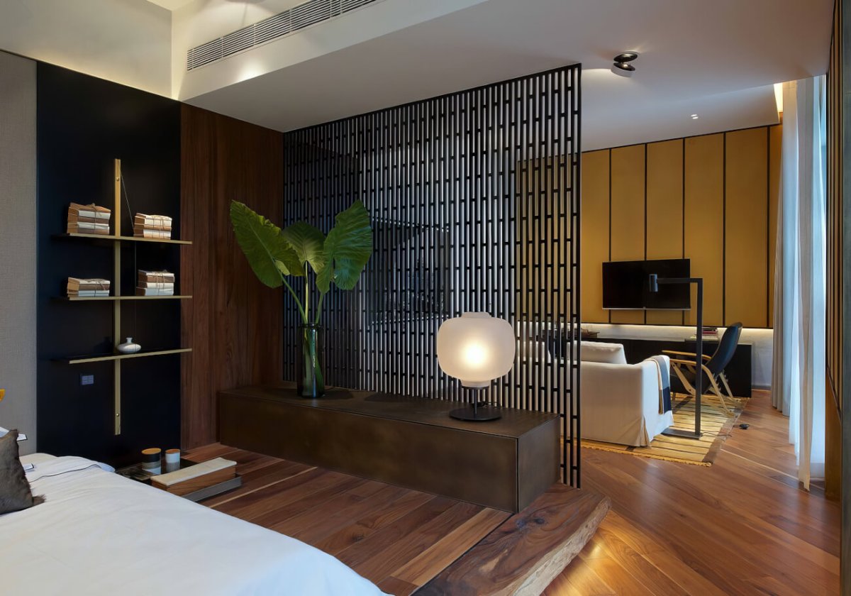 Разделение комнаты перегородкой