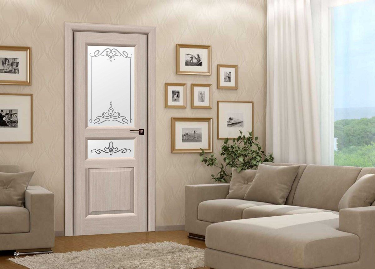 Светлые межкомнатные двери в интерьере