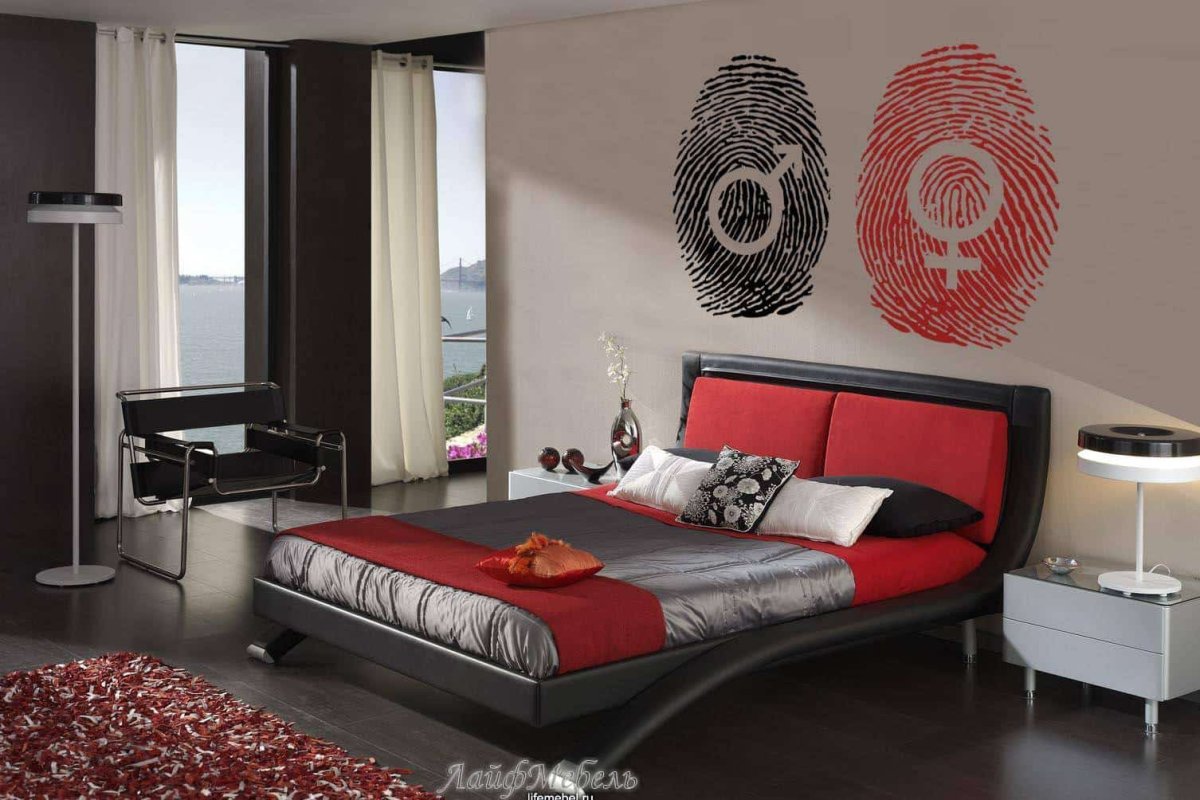 Красная спальня