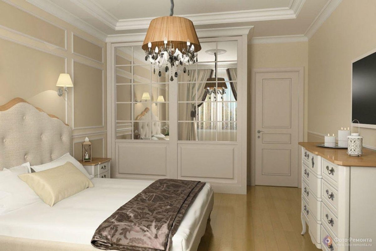 Классический интерьер спальни