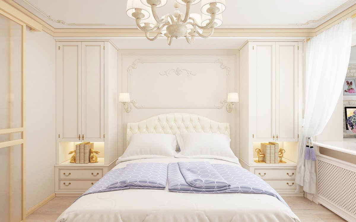 Шкаф над кроватью Неоклассика