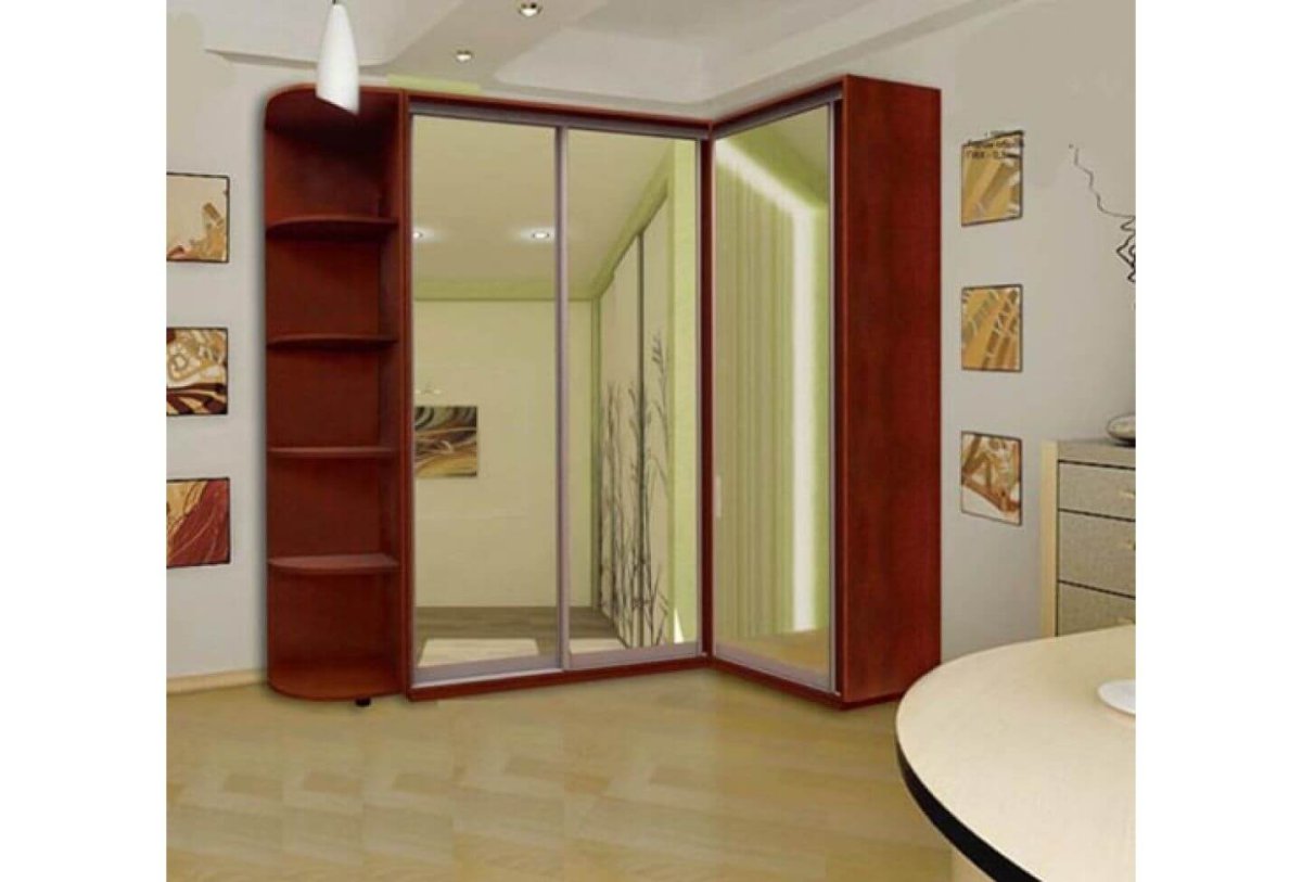 Угловой шкаф купе