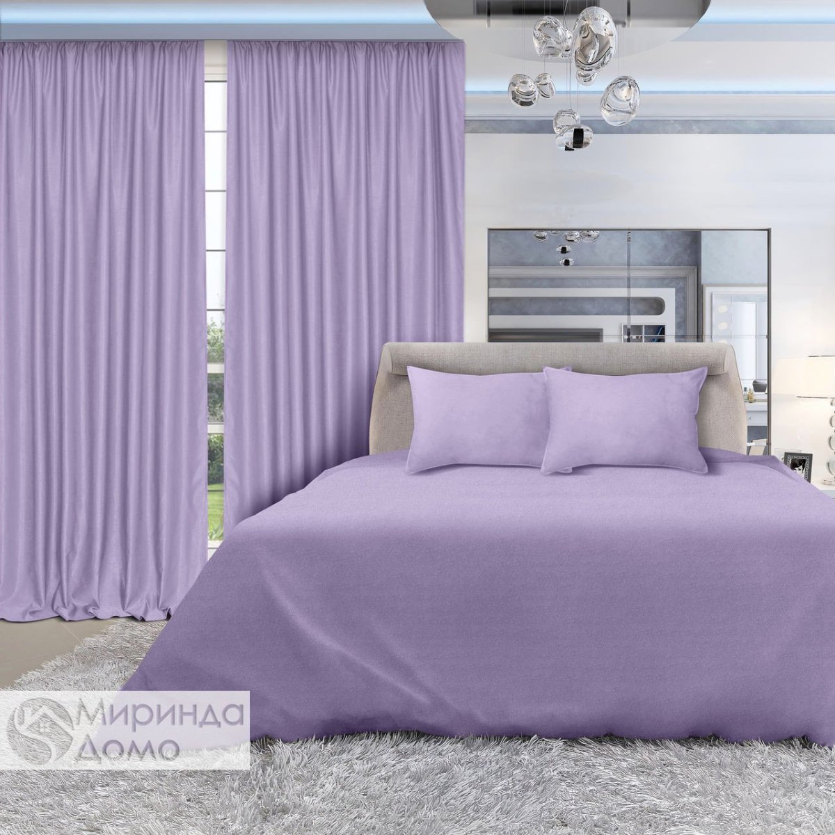 Шторы Флоранс лаванды