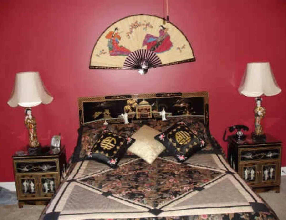 Спальня в китайском стиле