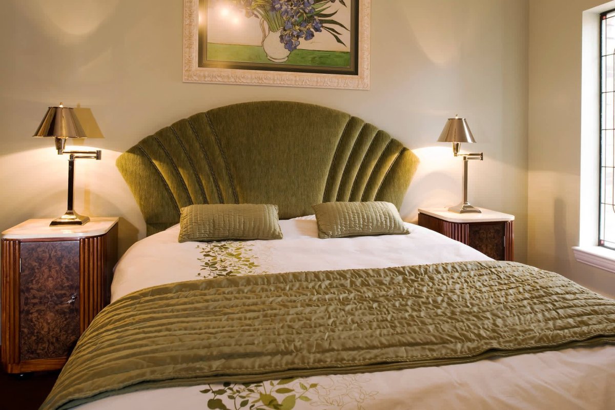 Изголовье кровати арт деко