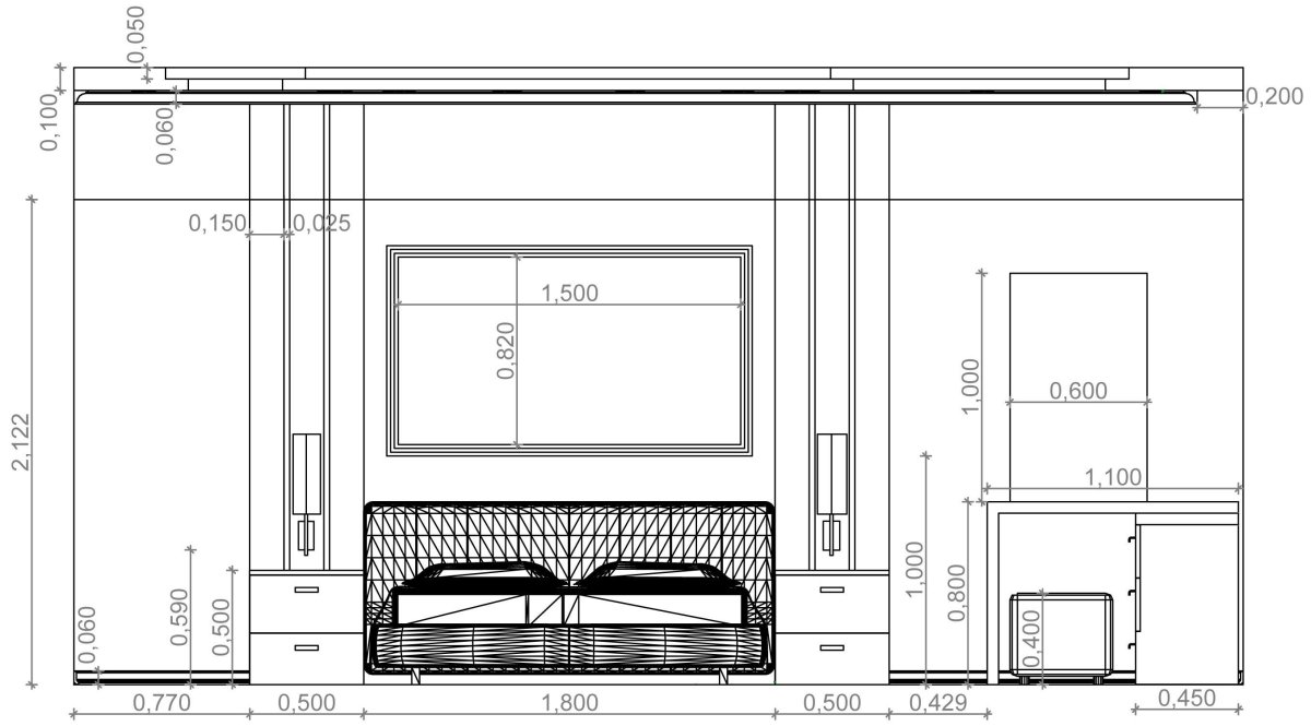 Высота розеток у прикроватных тумбочек