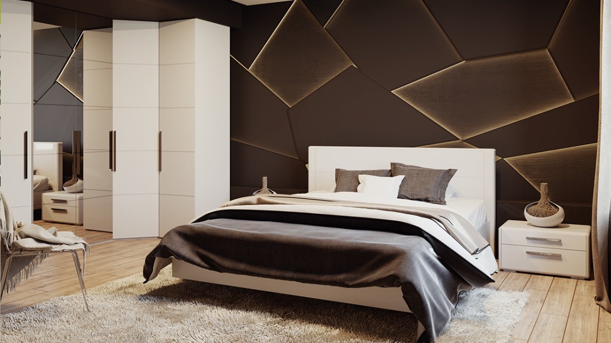 Спальня Наоми серый джут