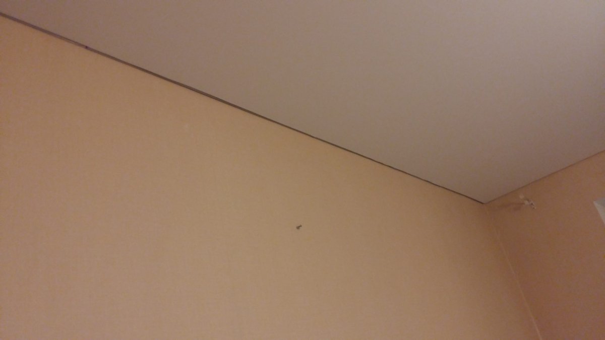 Натяжные потолки без плинтуса потолочного