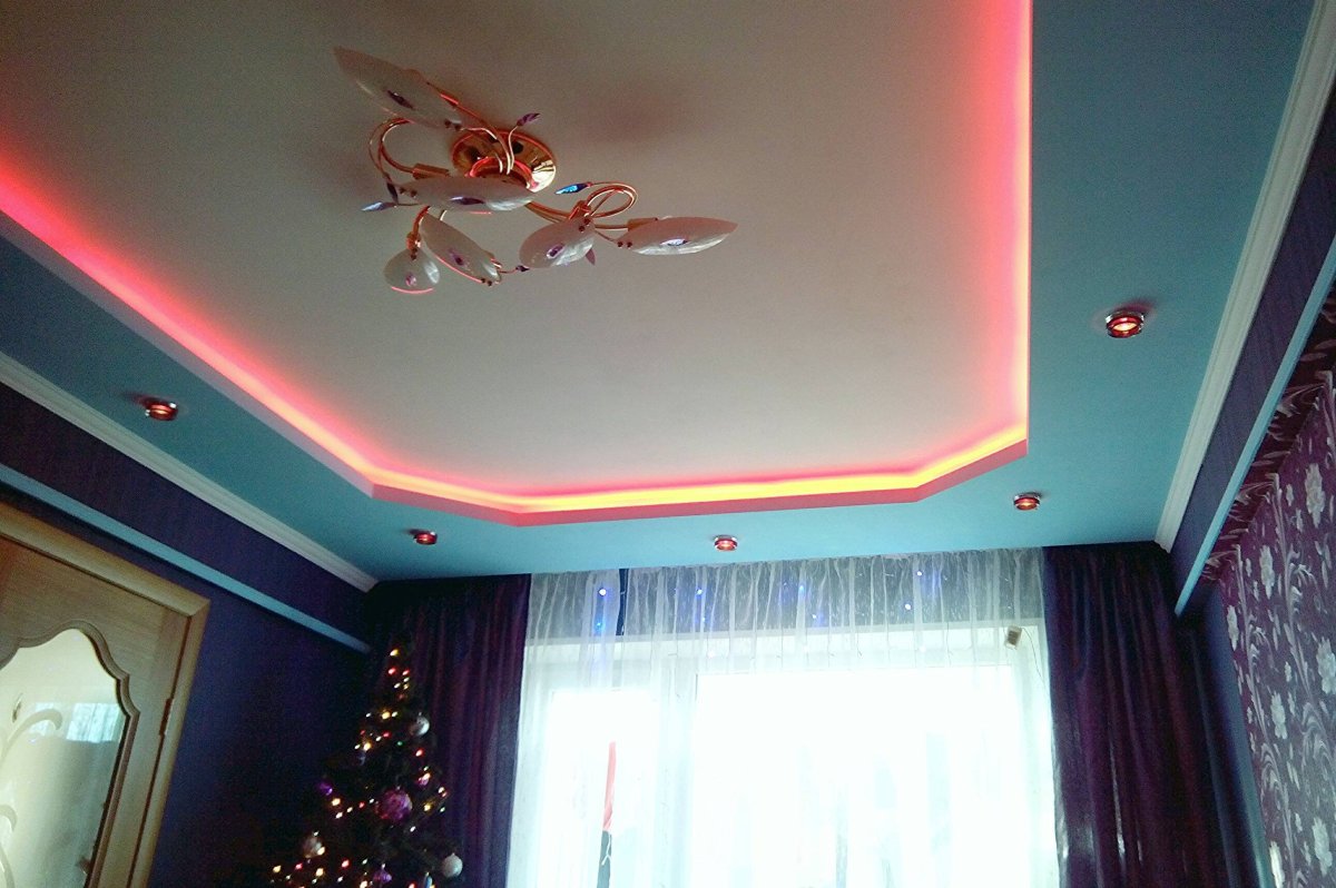 Потолок гипсокартон