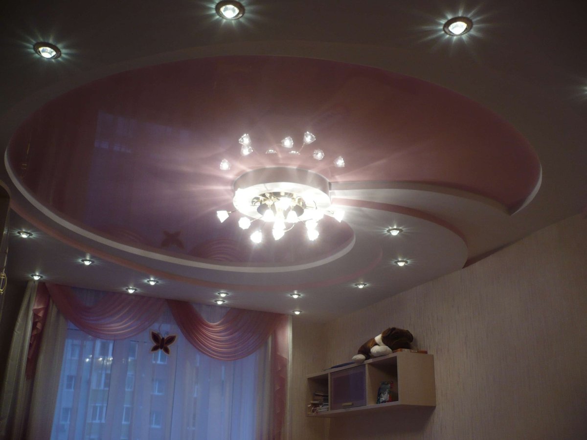 Потолки из гипсокартона