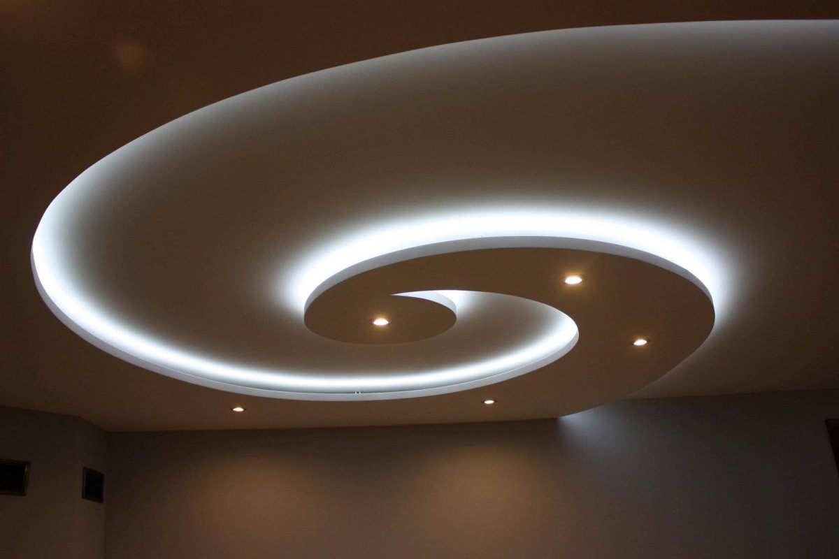 Многоуровневые гипсокартонные потолки