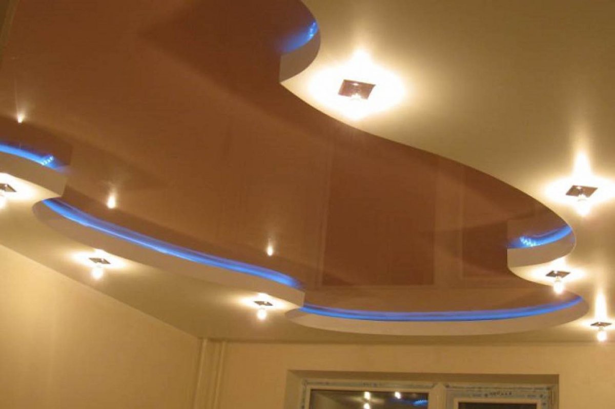 Многоуровневые потолки из гипсокартона