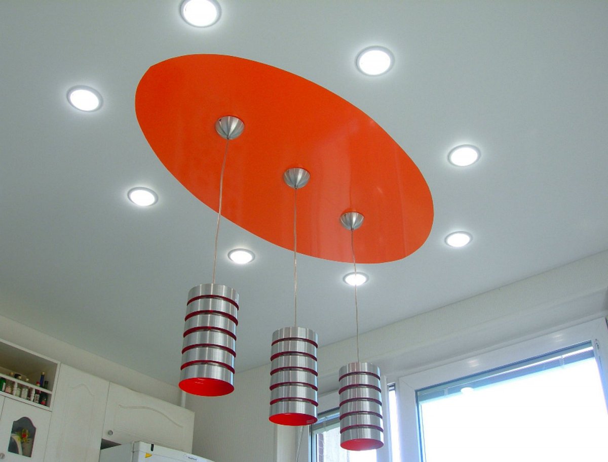 Светильники для натяжных потолков