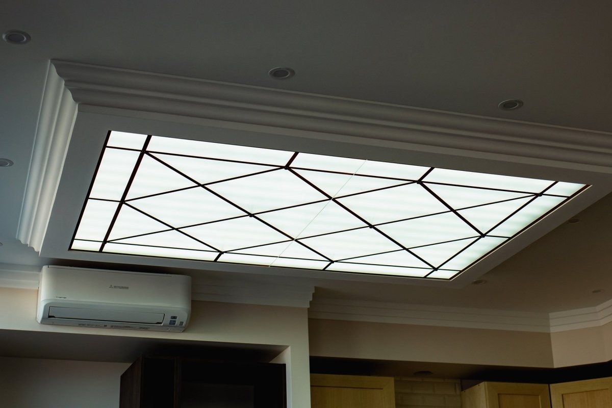 Потолок стекло