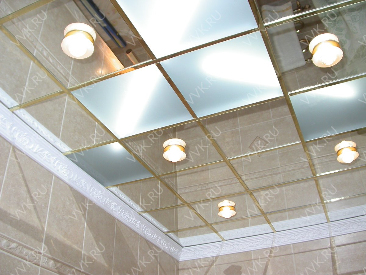Потолок Армстронг стеклянный