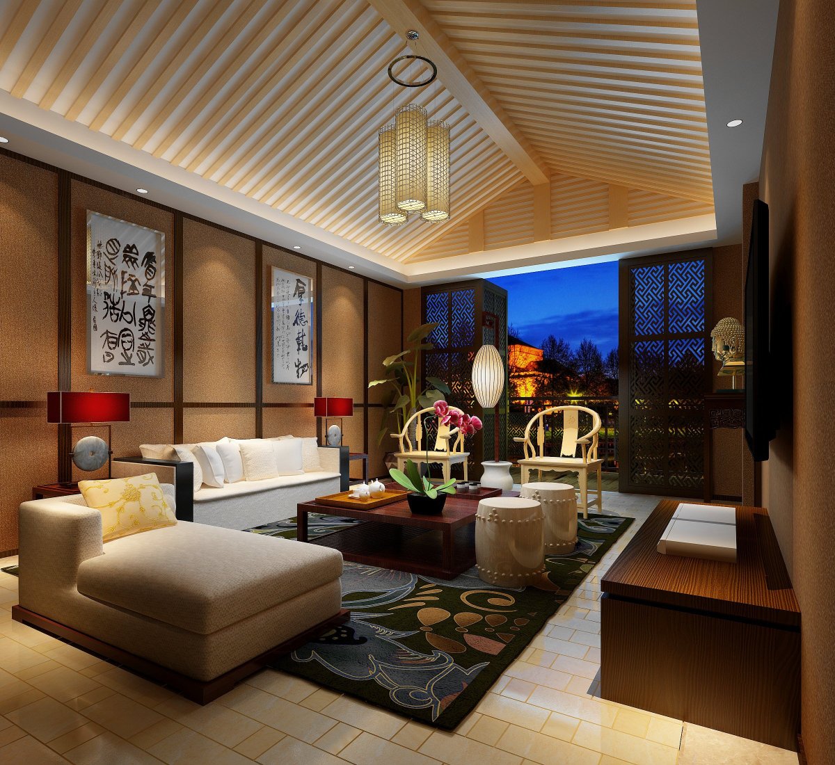 Азиатский стиль в интерьере