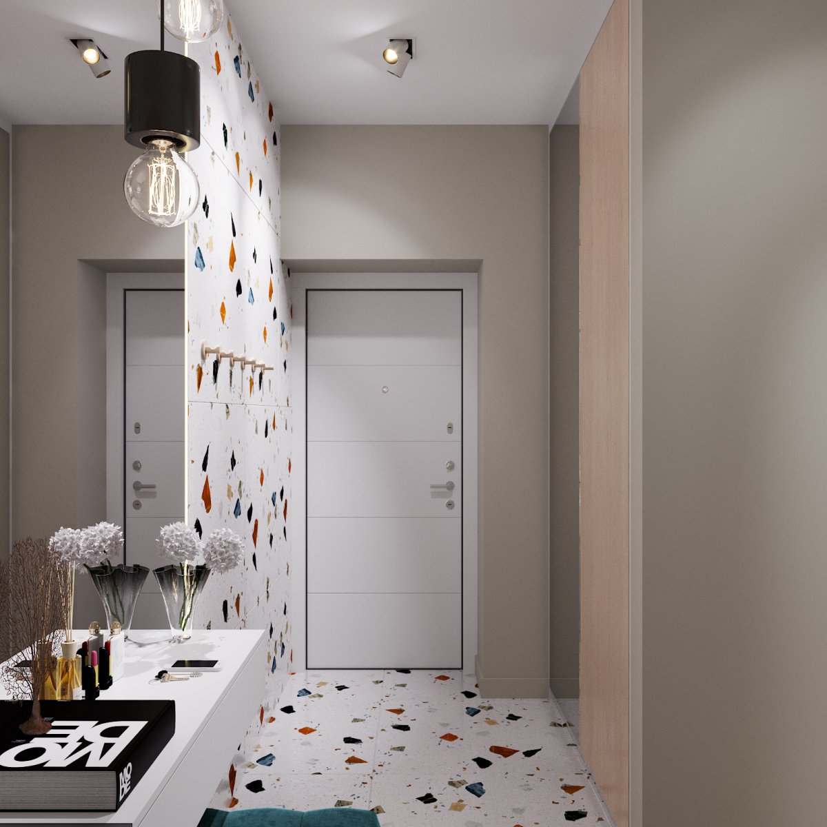 Терраццо в прихожей