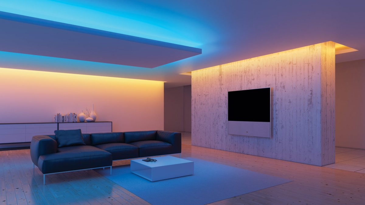 Диодная подсветка потолка