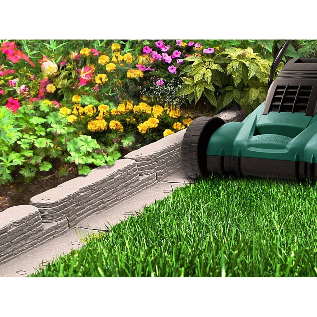 Бордюр мастер сад Лабиринт длина 3 м серый