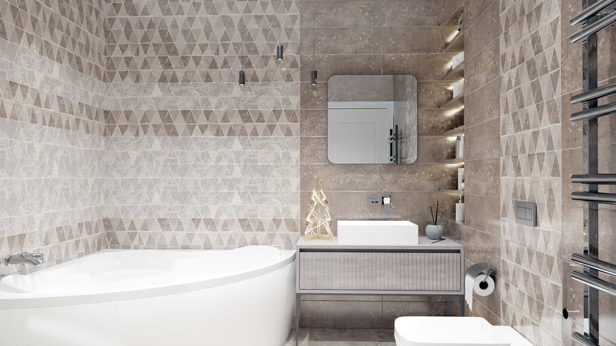 Плитка керамическая декор Alma Ceramika Riola dwu 12rla 44r