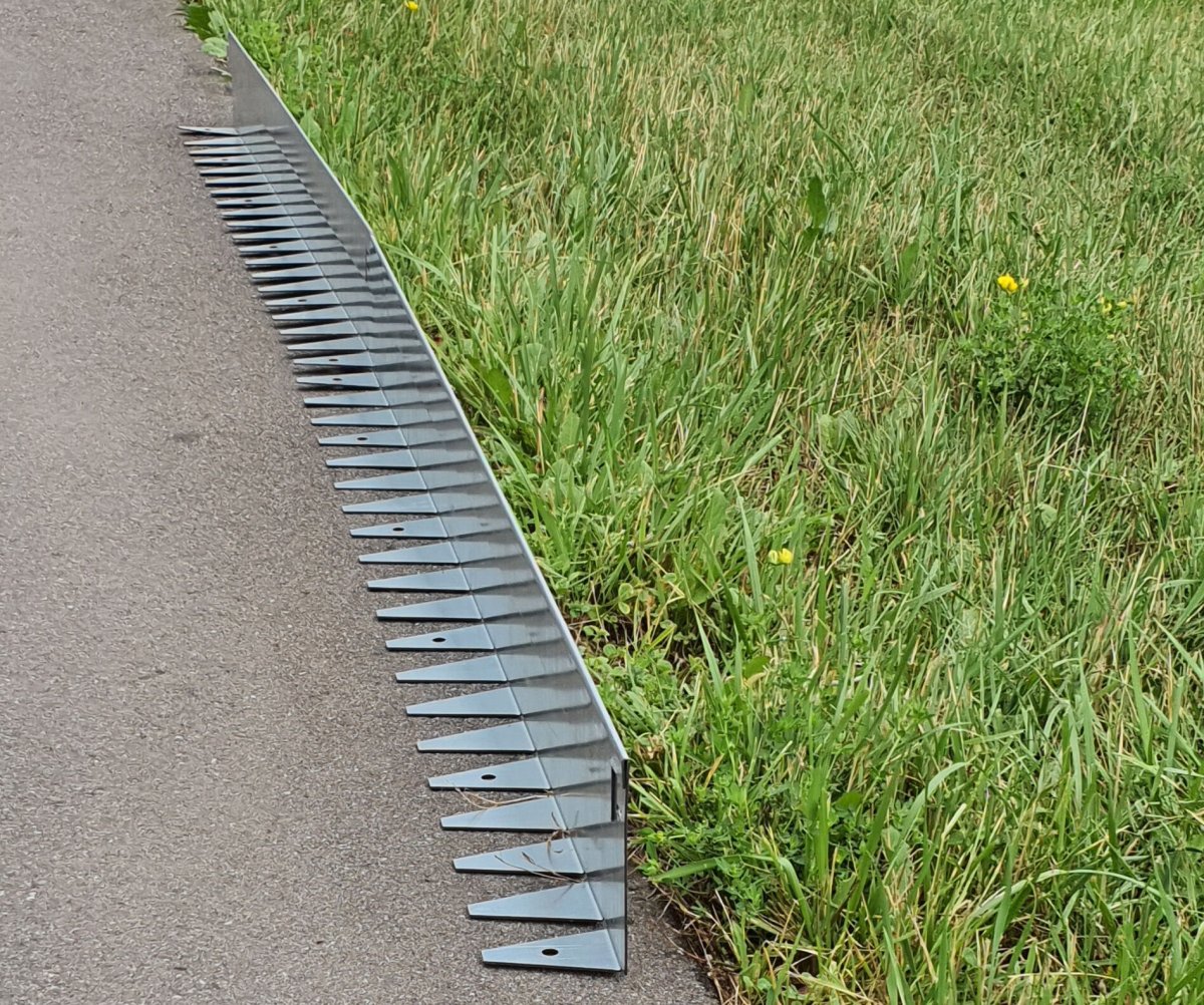 Бордюр стальной оцинкованный l типа БС-80.56.