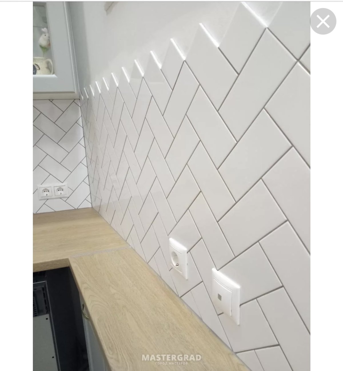 Плитка Керама Марацци кабанчик укладка елочкой