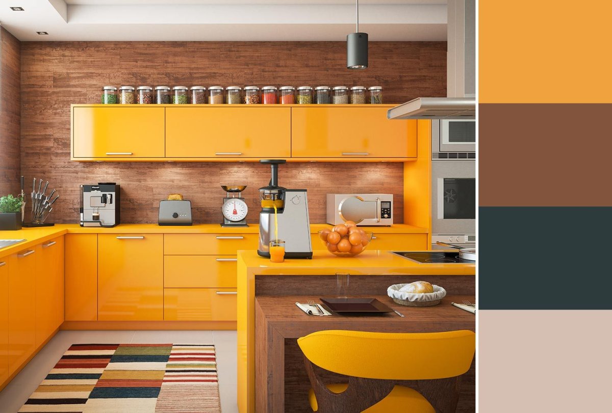 Кухни цветовые решения