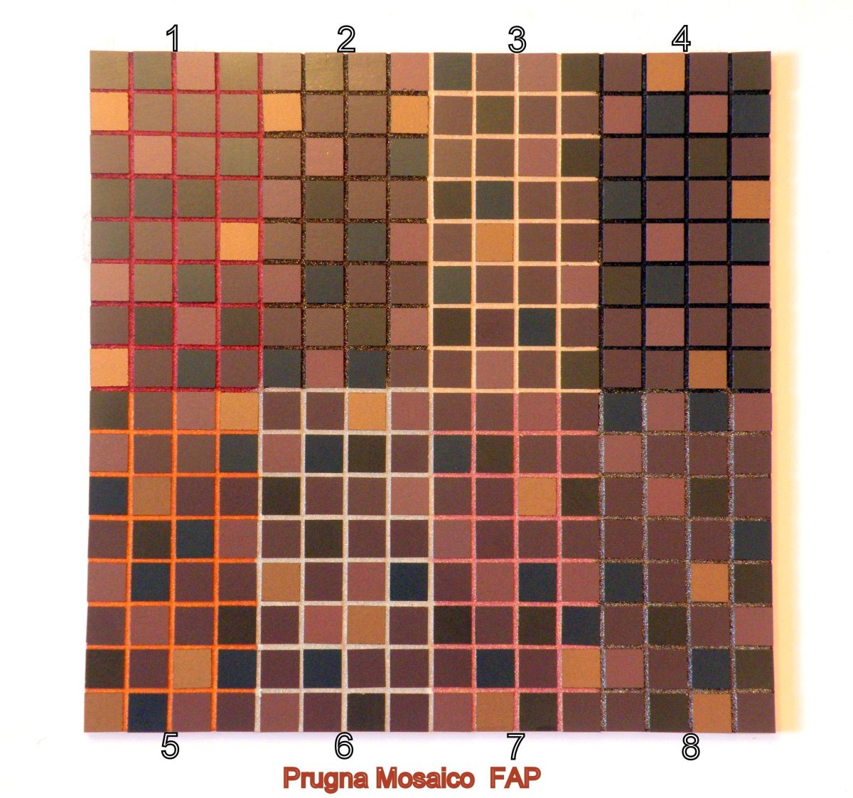 Коречнивый мозайка затырка