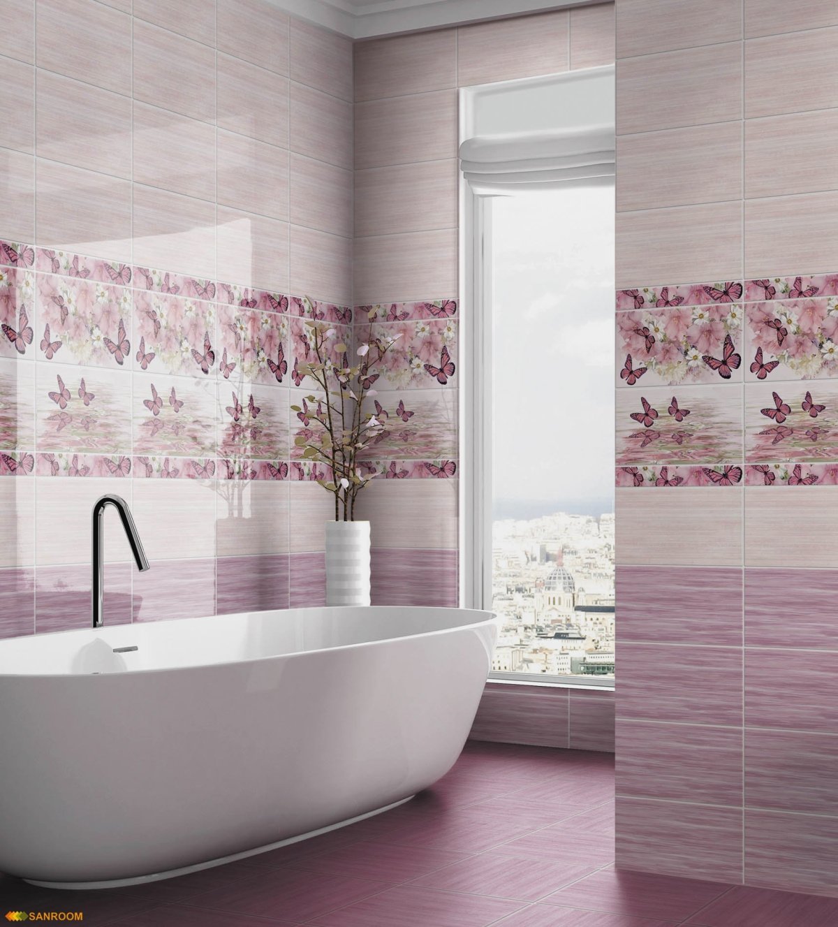 Плитка нефрит керамика Флориал